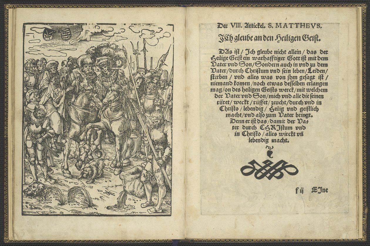 O Credo dos Apóstolos (O Símbolo dos Santos Apóstolos) de Lucas Cranach the Elder