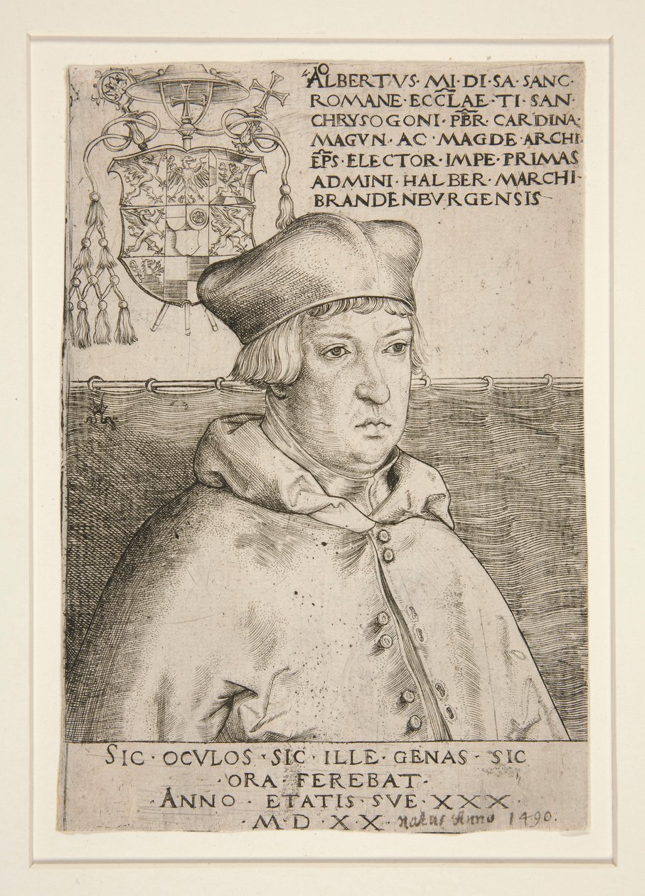 O Cardeal Albrecht de Brandenburgo de Lucas Cranach the Elder
