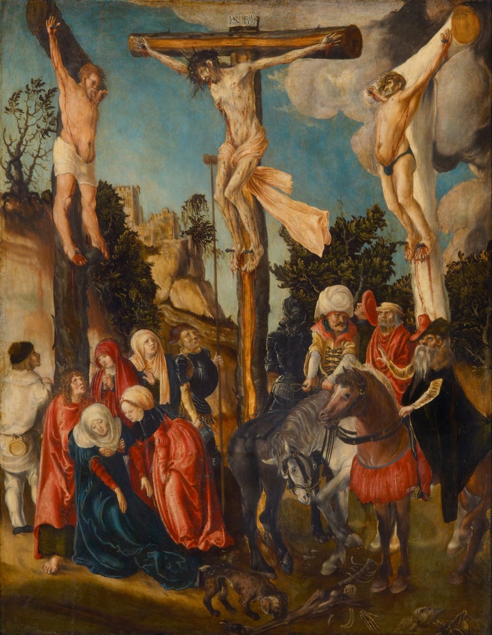 A Crucificação, 1501 de Lucas Cranach the Elder