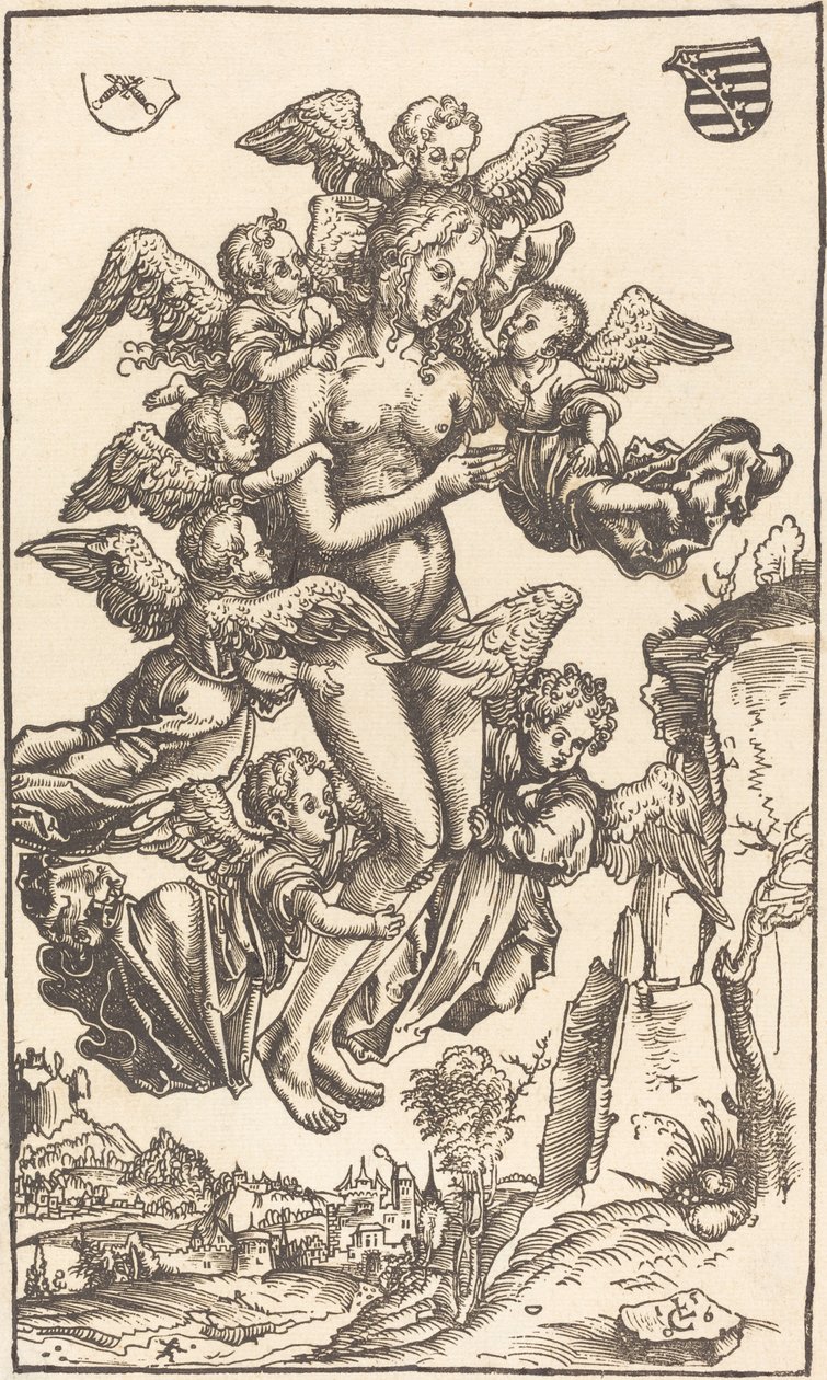 O Êxtase de Santa Maria Madalena de Lucas Cranach the Elder