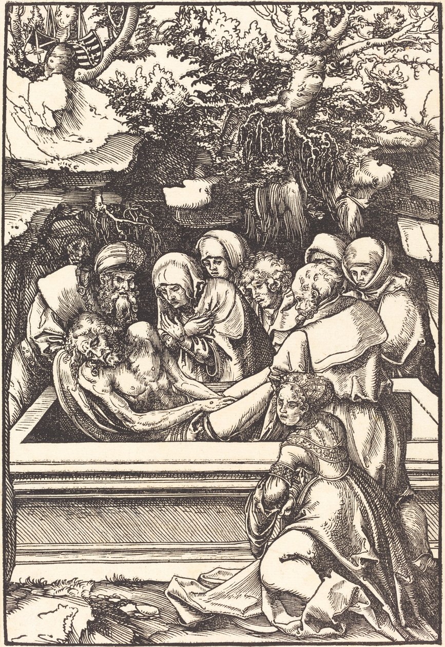 O sepultamento de Lucas Cranach the Elder