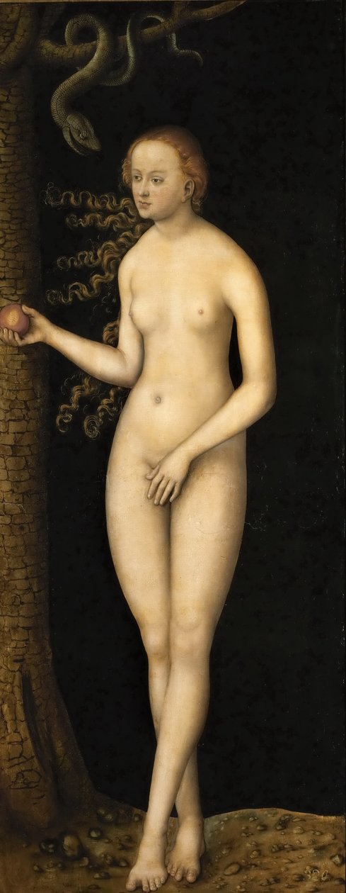 A queda do homem de Lucas Cranach the Elder
