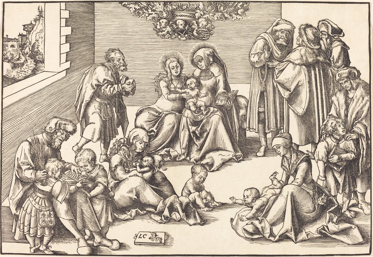 O Santo parentesco de Lucas Cranach the Elder