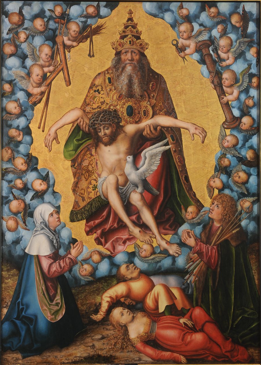 A Santíssima Trindade de Lucas Cranach the Elder