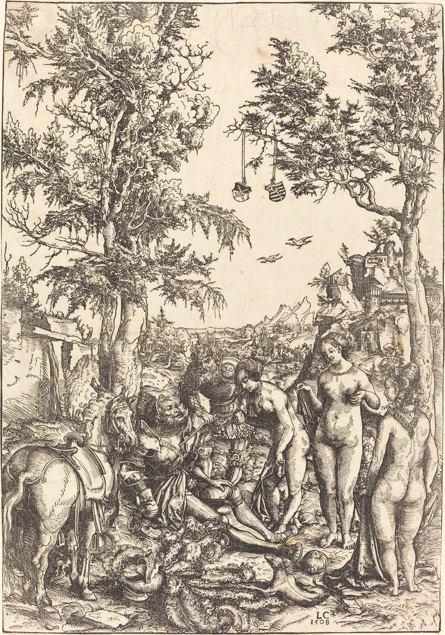 O Julgamento de Paris de Lucas Cranach the Elder