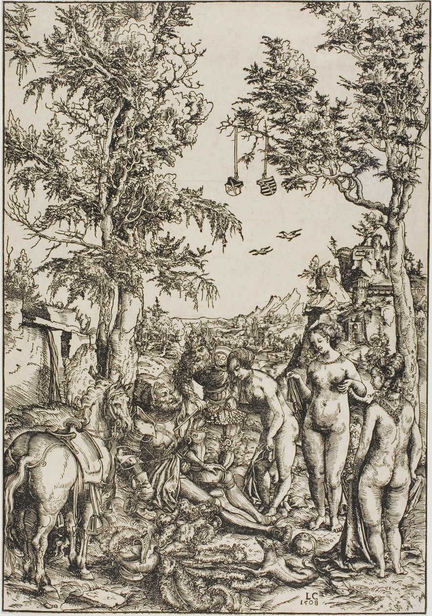 O Julgamento de Paris de Lucas Cranach the Elder