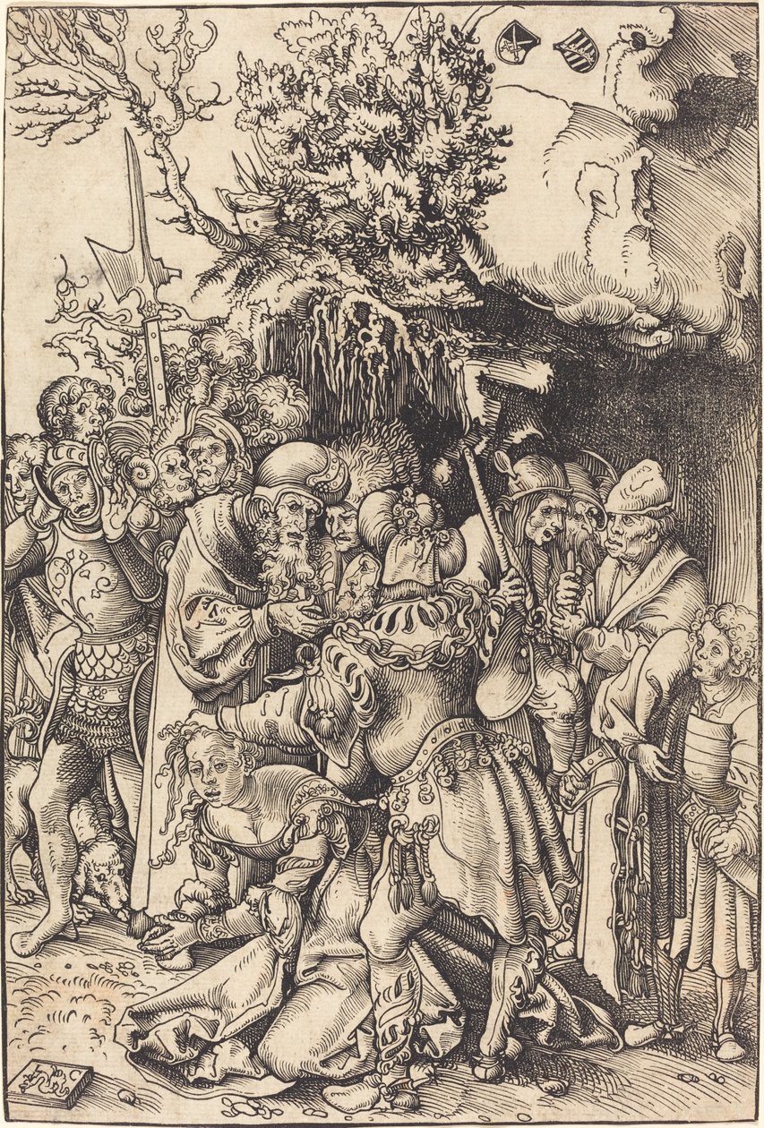 O Martírio de Santa Bárbara de Lucas Cranach the Elder