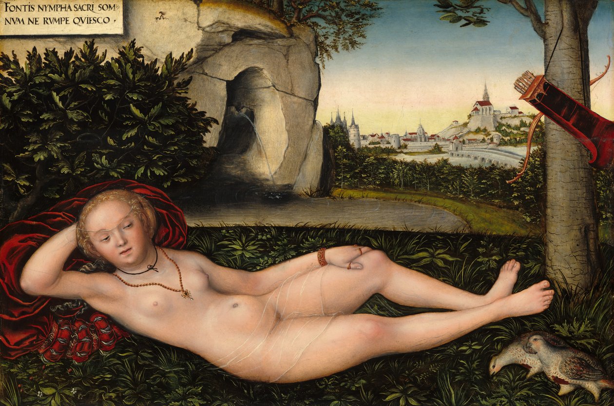 A Ninfa da Primavera de Lucas Cranach the Elder