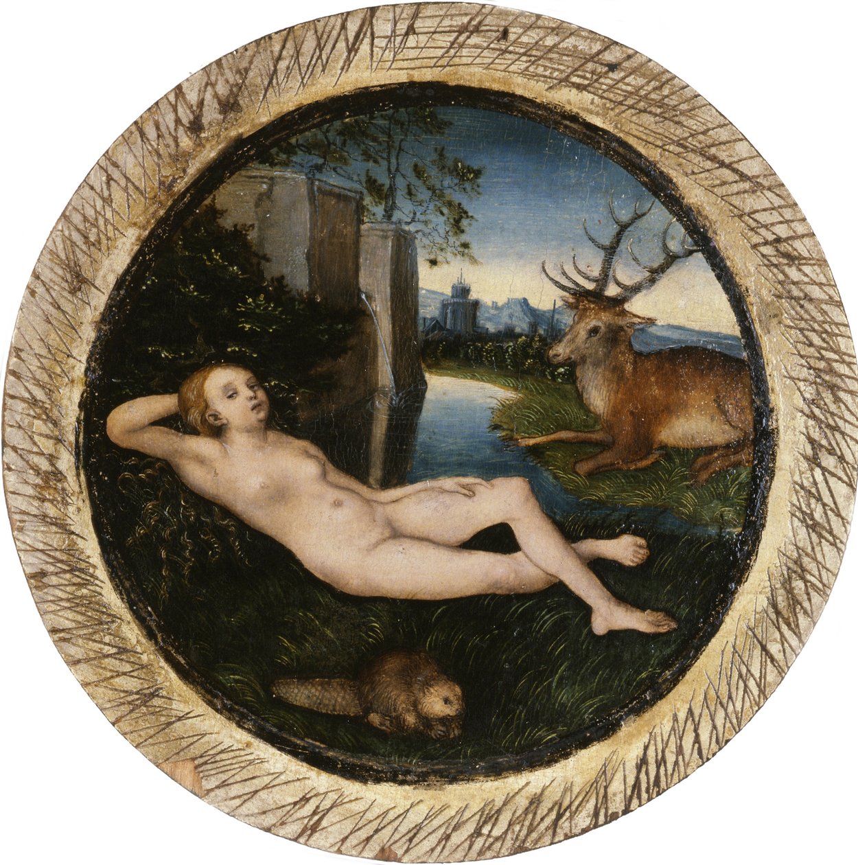 A ninfa da primavera de Lucas Cranach the Elder