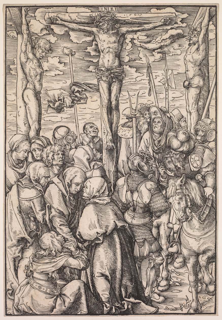 A Paixão: Crucificação, 1509. de Lucas Cranach the Elder