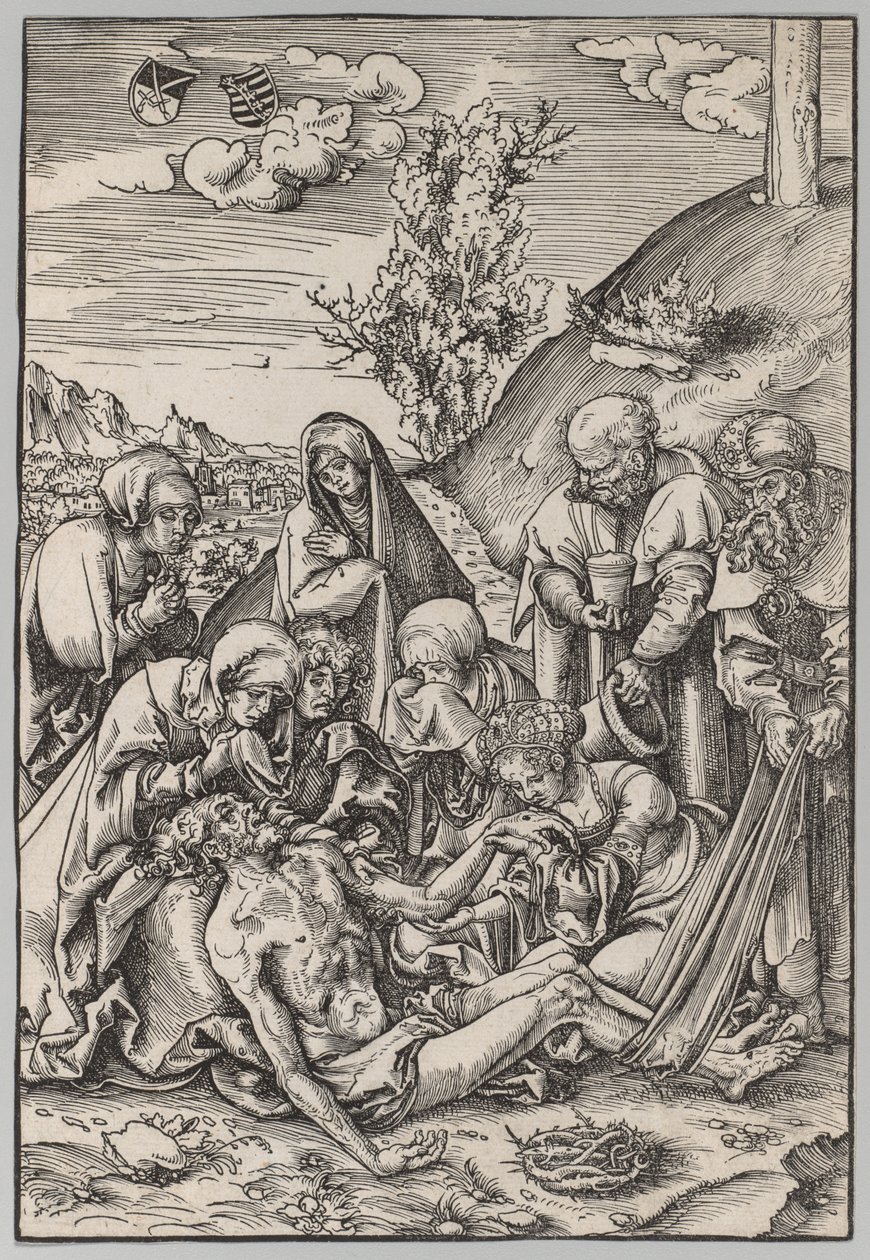 A Paixão: A Lamentação, 1509. de Lucas Cranach the Elder