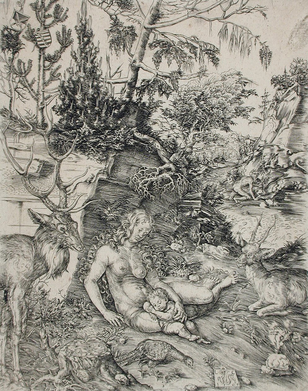 A penitência de São João Crisóstomo de Lucas Cranach the Elder