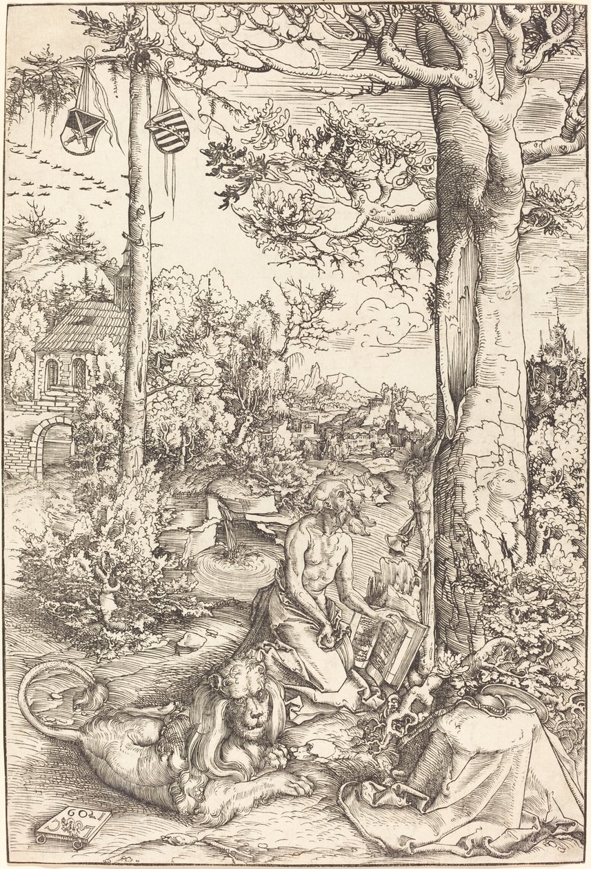 A penitência de São Jerônimo de Lucas Cranach the Elder