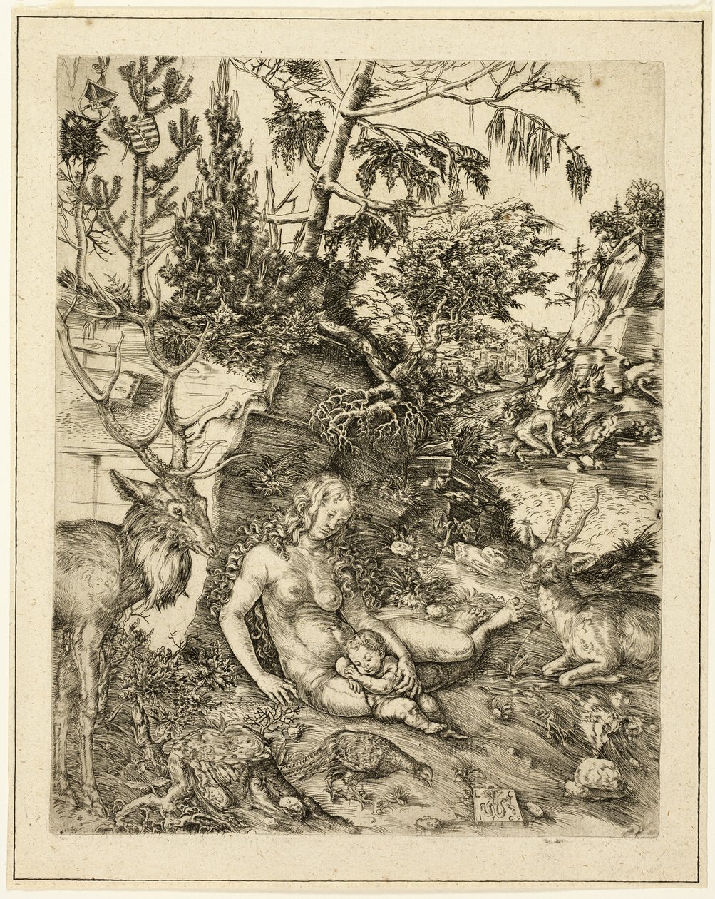 A penitência de São João Crisóstomo de Lucas Cranach the Elder