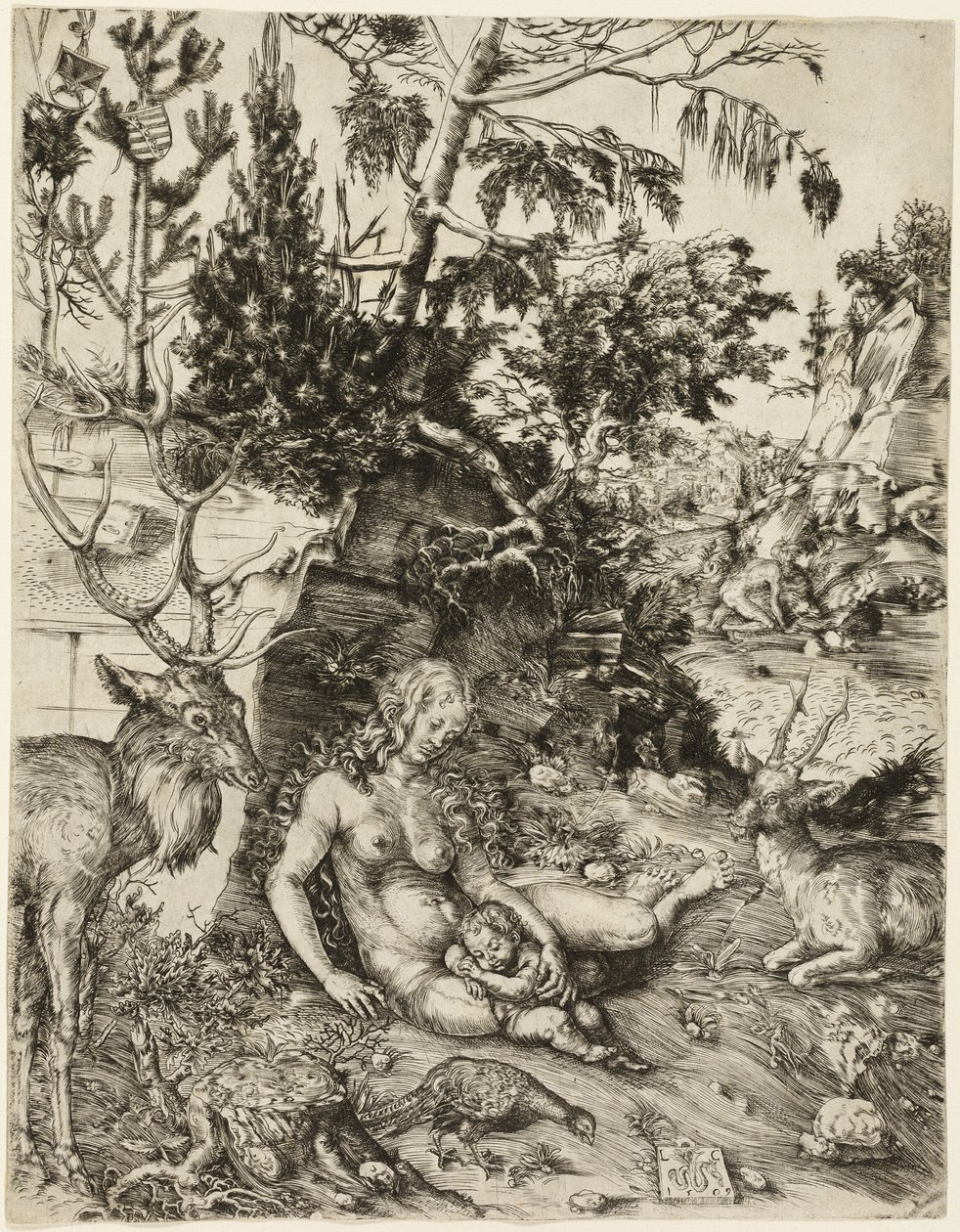 A penitência de São João Crisóstomo de Lucas Cranach the Elder