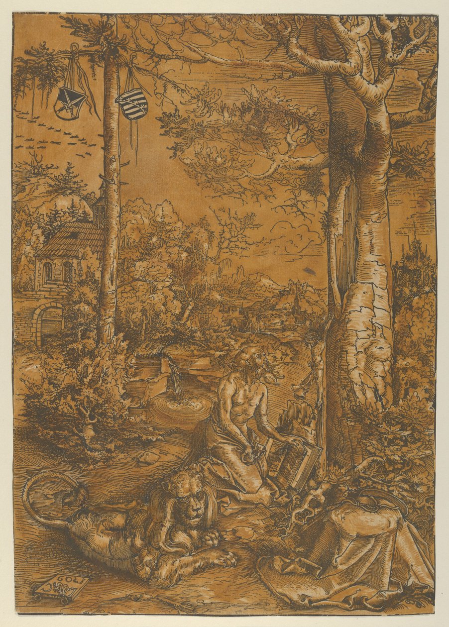 The Penitence of St. Jerome, 1509. de Lucas Cranach the Elder