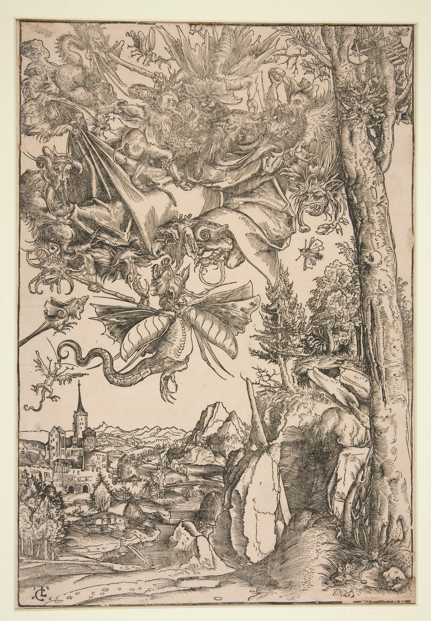 As Tribulações de Santo António de Lucas Cranach the Elder