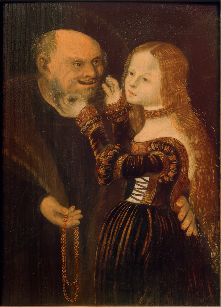 Par desigual de Lucas Cranach the Elder