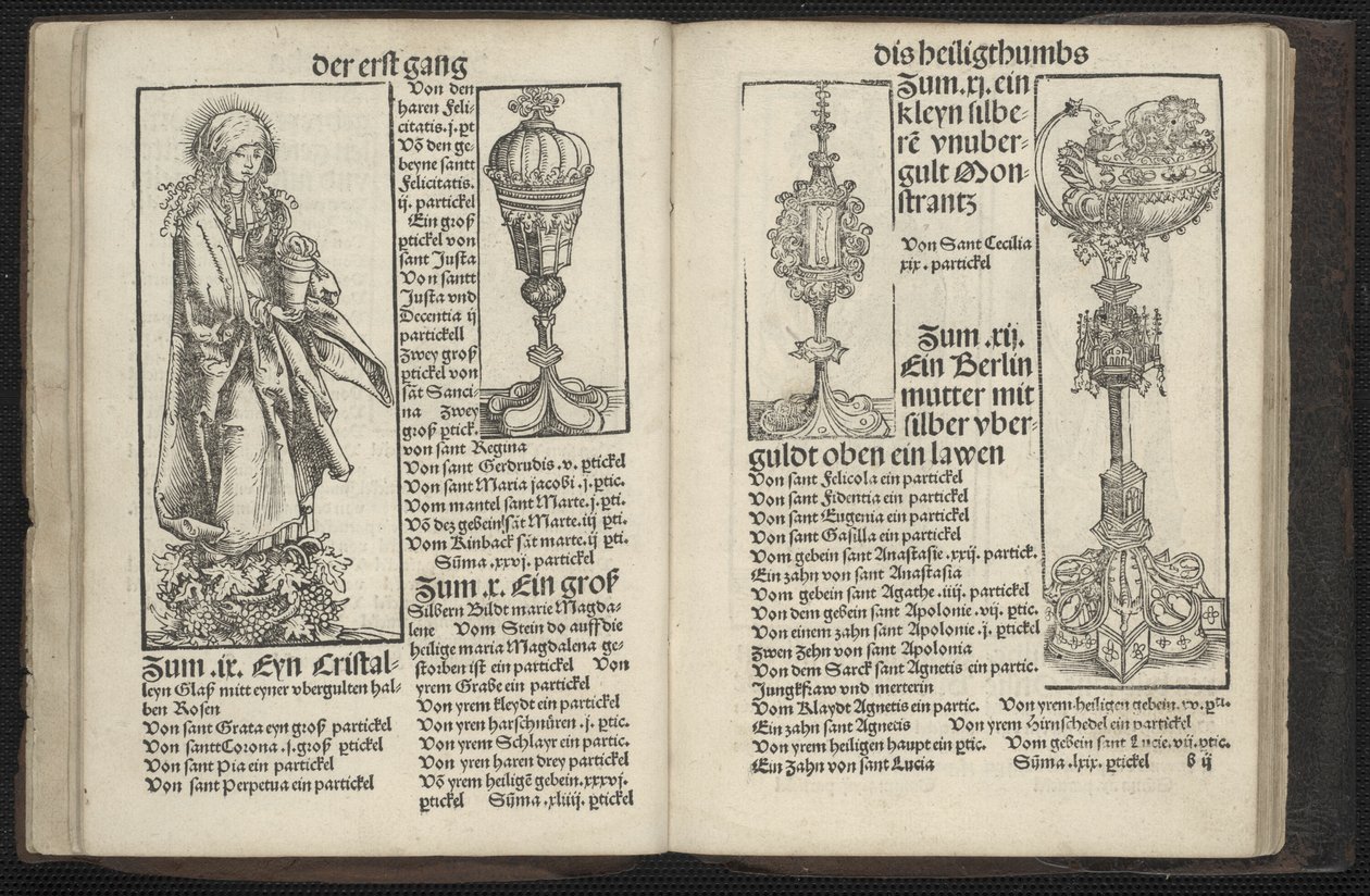 Livro do Relicário de Wittenberg (Wittenberger Heiligthumsbuch) de Lucas Cranach the Elder