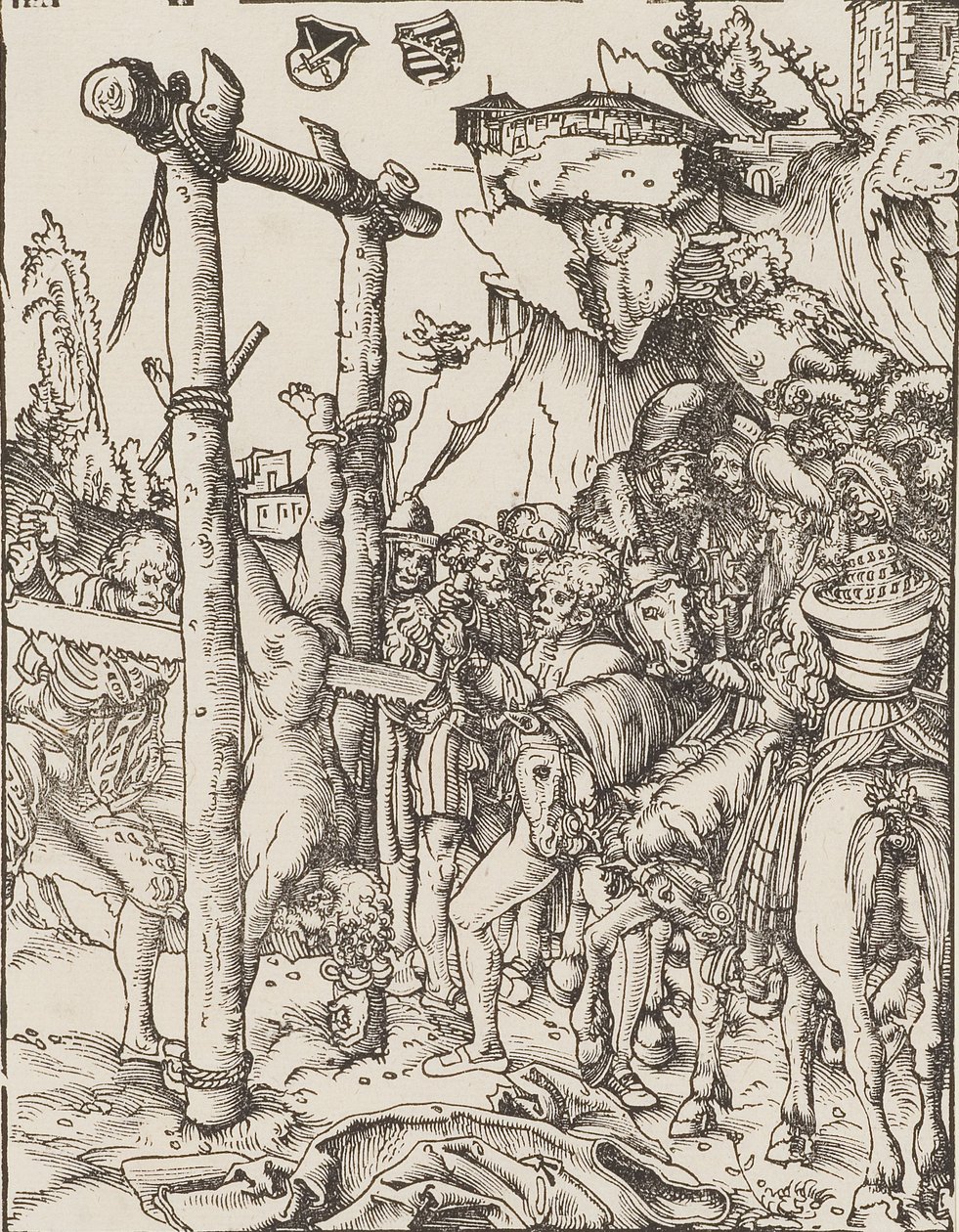 Serragem de São Simão Zelote de Lucas Cranach the Elder