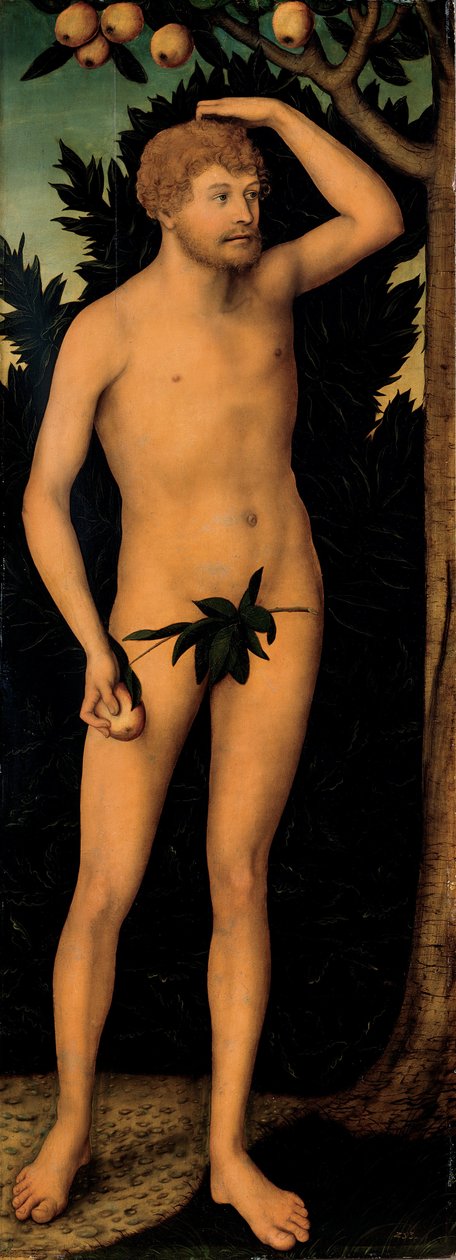 Adão e Eva de Lucas Cranach the Younger