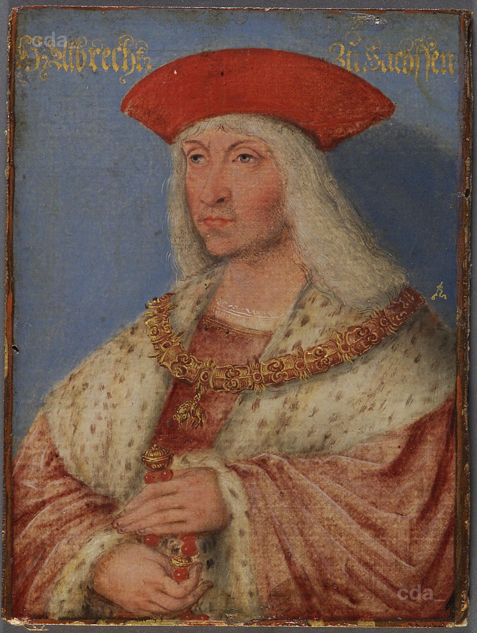 Albrecht, o Bravo, 1443-1500 (AT KHM GG4796) de Lucas Cranach the Younger