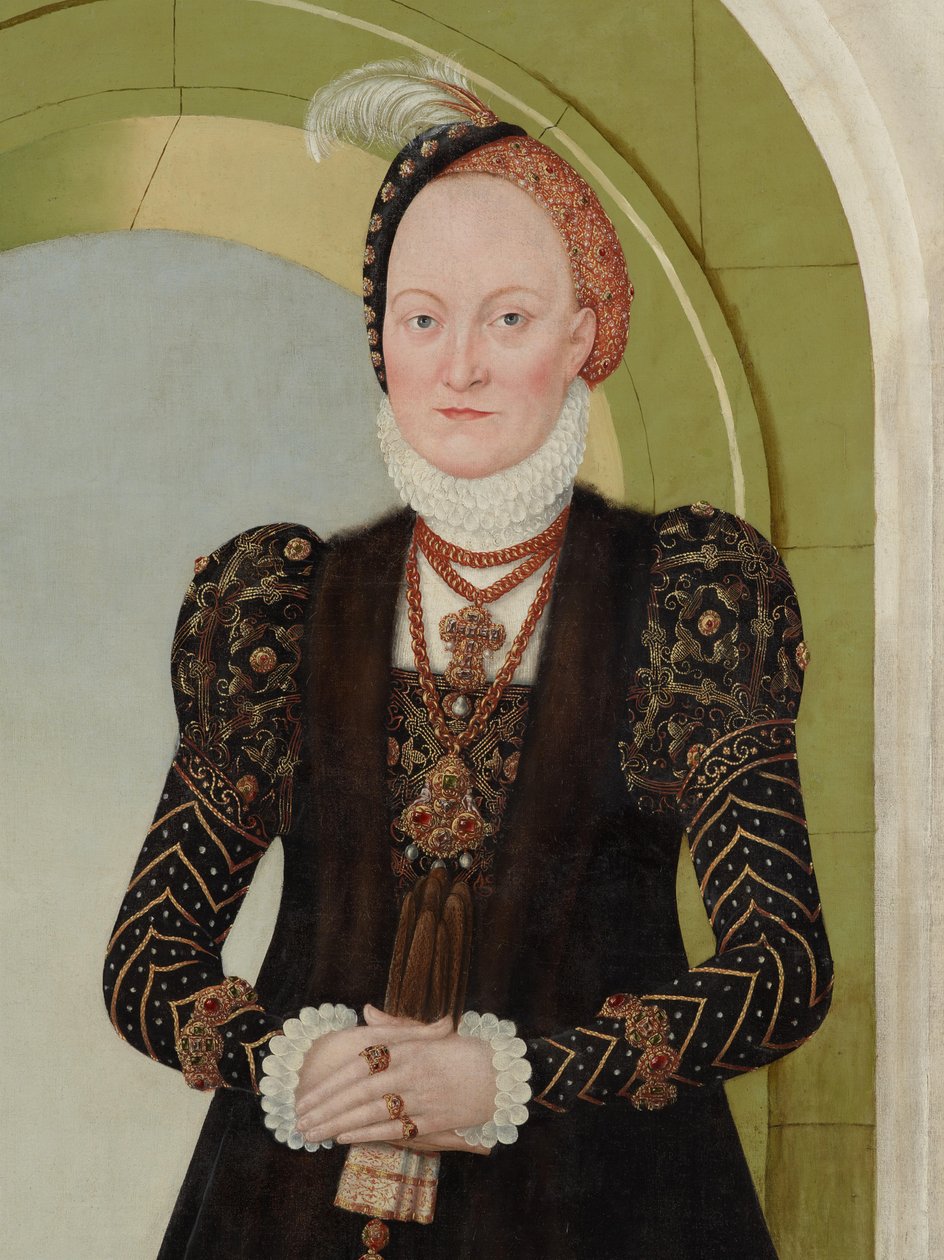 Anna da Dinamarca, Duquesa da Saxónia de Lucas Cranach the Younger