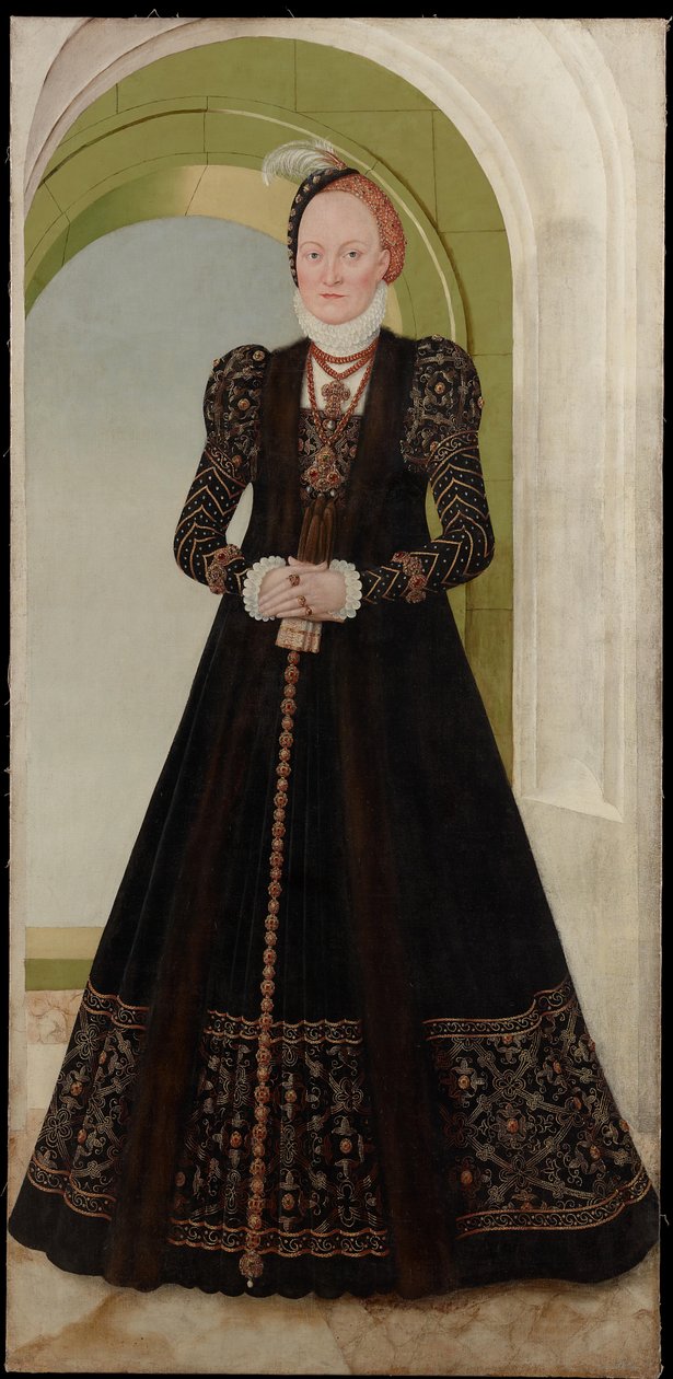 Anna da Dinamarca, Duquesa da Saxónia de Lucas Cranach the Younger