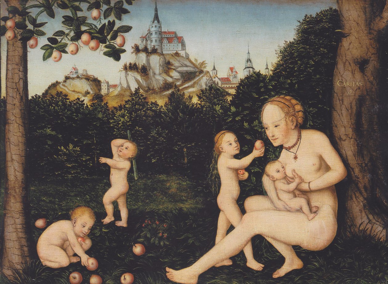Caridade de Lucas Cranach the Younger