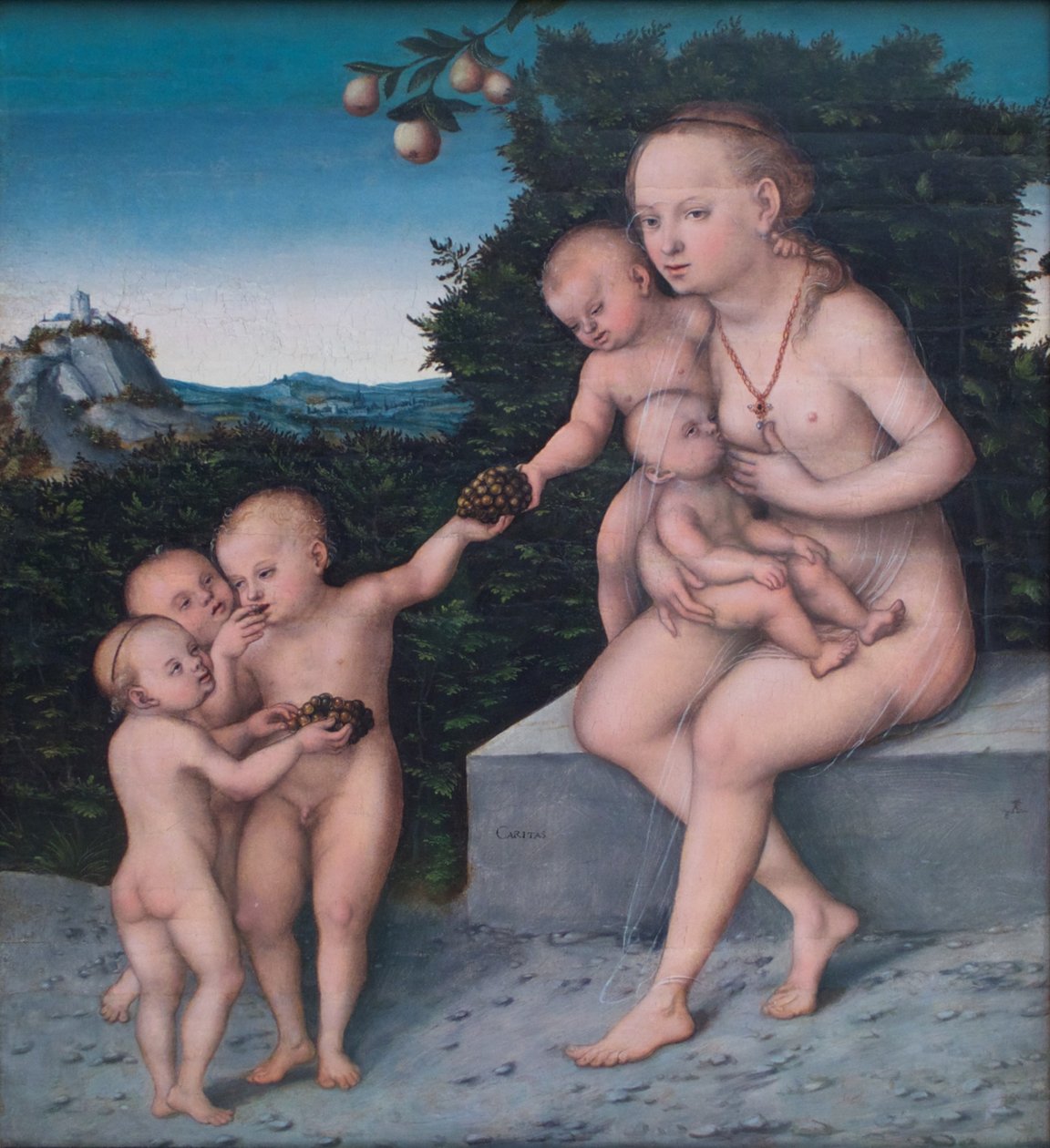 Alemão: Caritas Charity de Lucas Cranach the Younger