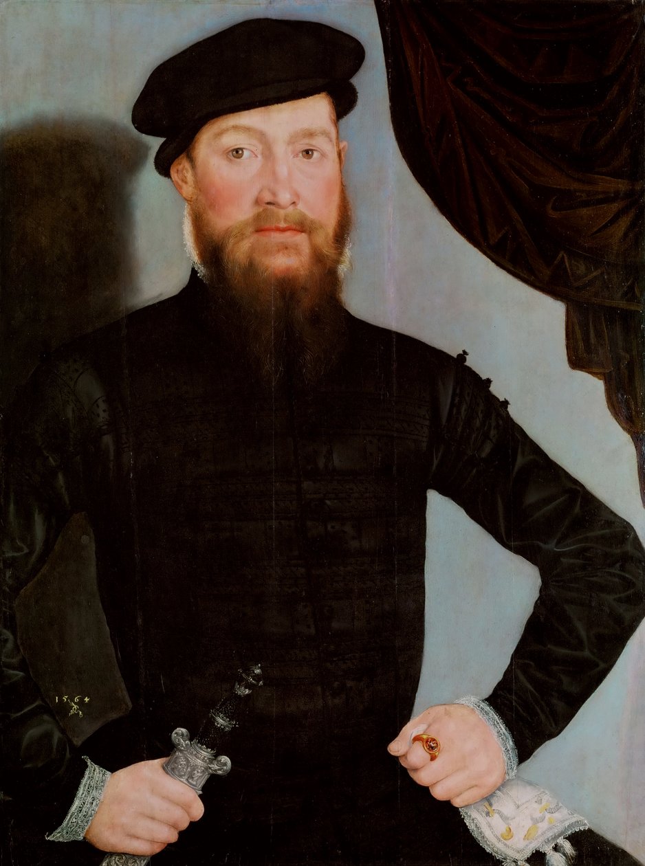 Alemão: Retrato masculino Retrato masculino de Lucas Cranach the Younger