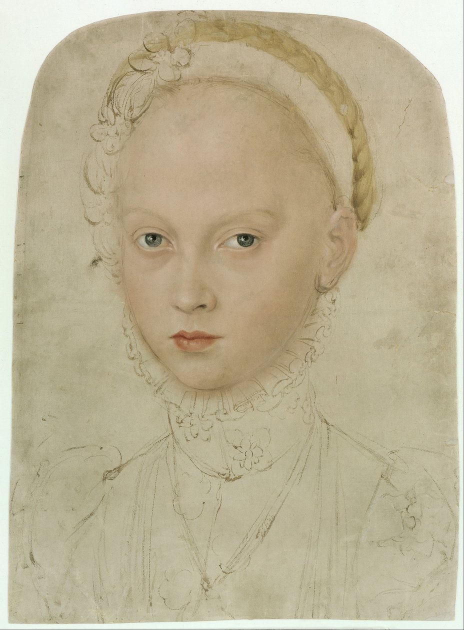 Retrato da Princesa Elisabeth da Saxónia de Lucas Cranach the Younger