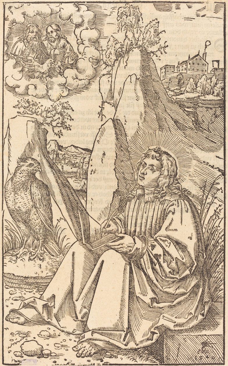 São João em uma paisagem de Lucas Cranach the Younger
