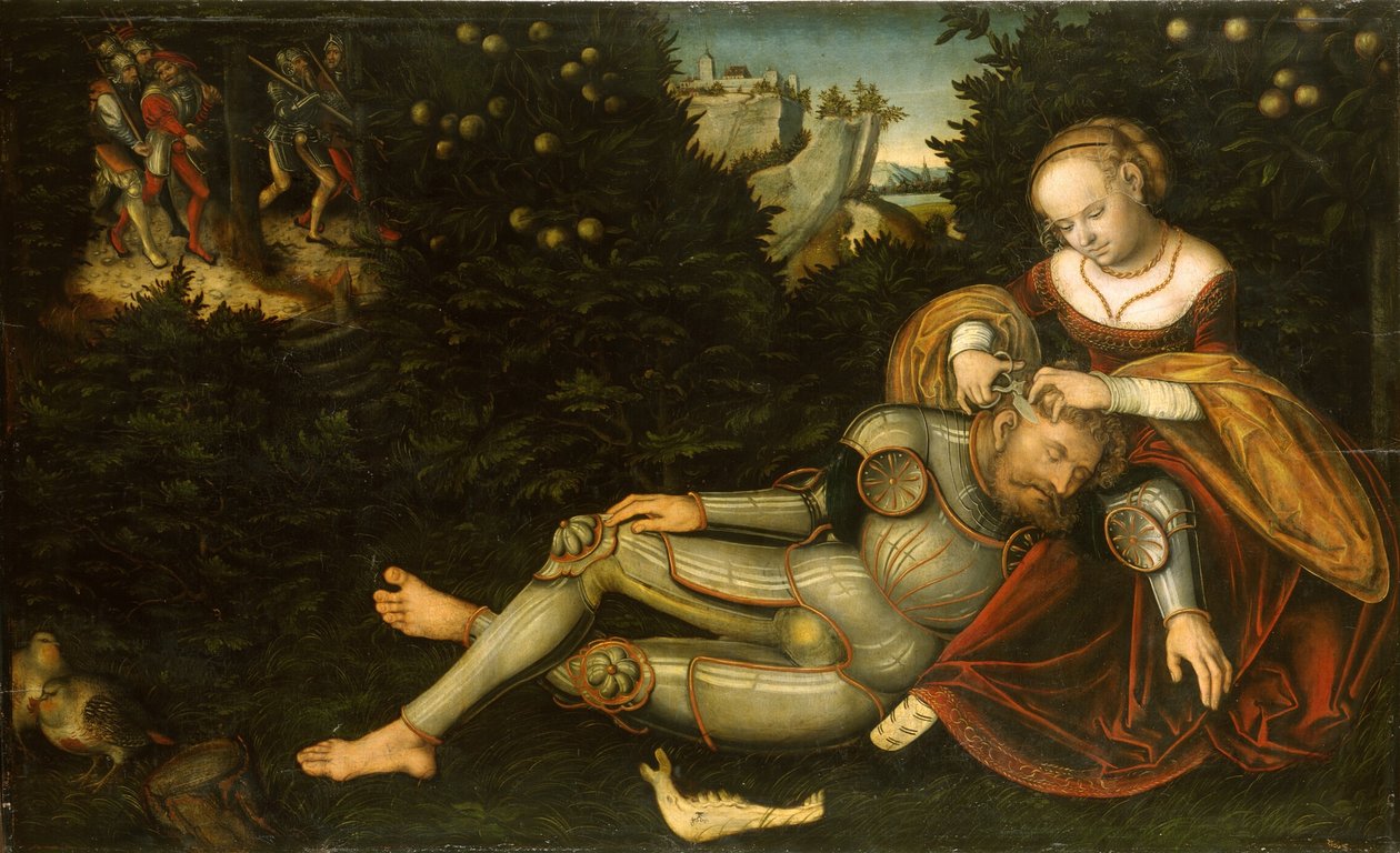 Sansão e Dalila de Lucas Cranach the Younger