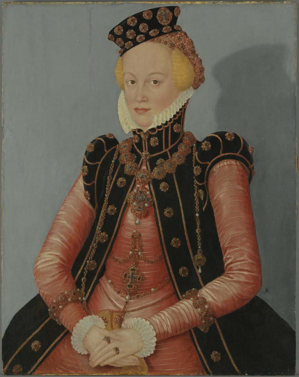 retrato de uma princesa saxónica de Lucas Cranach the Younger