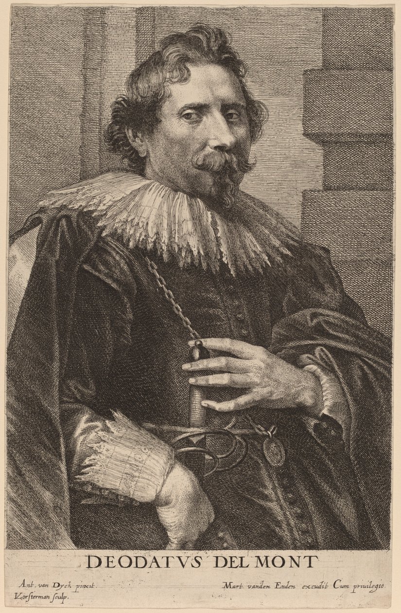 Deodat Delmont de Lucas Emil Vorsterman after Sir Anthony van Dyck
