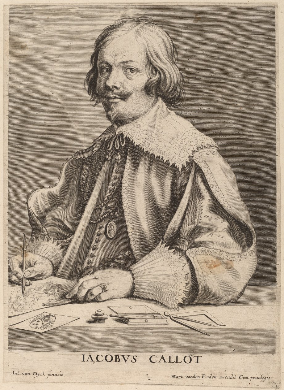 Jacques Callot de Lucas Emil Vorsterman after Sir Anthony van Dyck