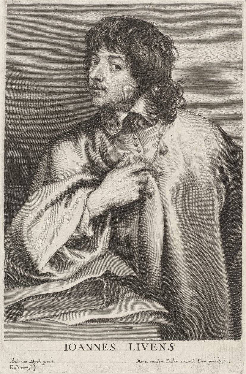 Jan Lievens de Lucas Emil Vorsterman after Sir Anthony van Dyck