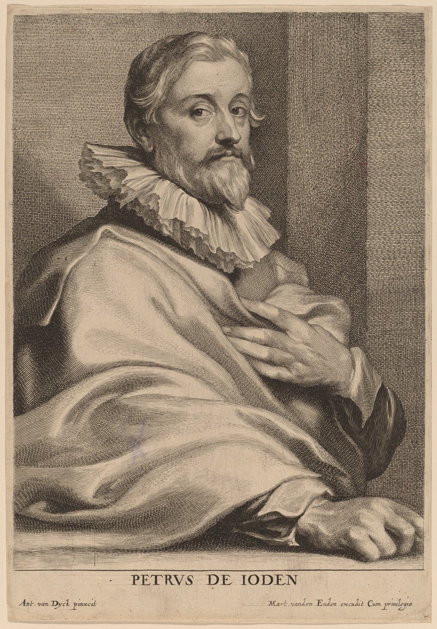 Pieter de Jode, o Velho de Lucas Emil Vorsterman after Sir Anthony van Dyck
