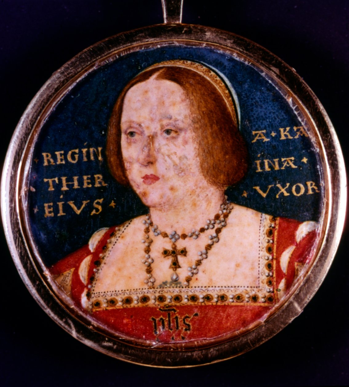 Catarina de Aragão, primeira esposa de Henrique VIII, c1510-1533 de Lucas Horenbout