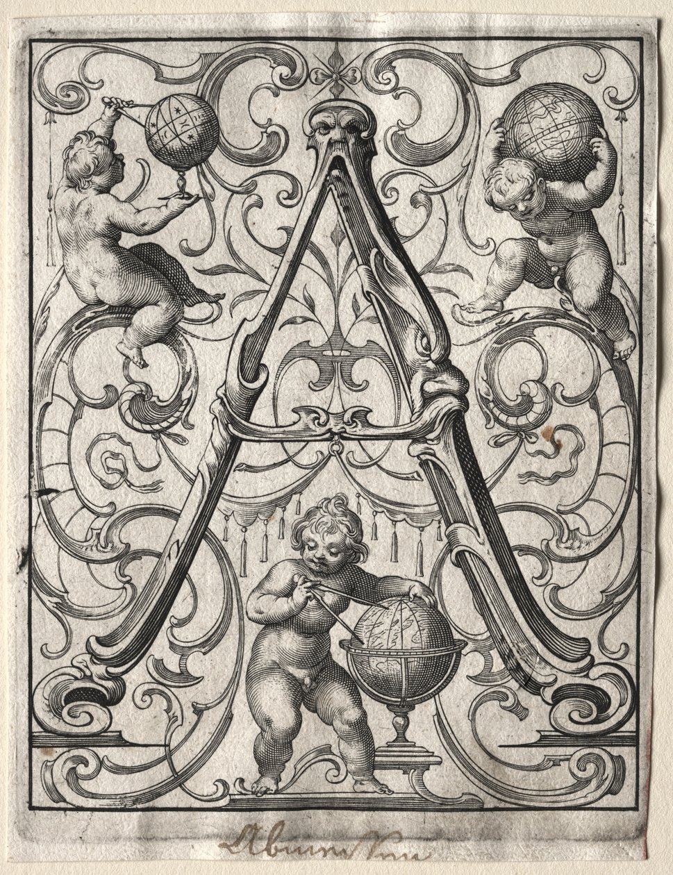 Novo livreto ABC: A, 1627. de Lucas Kilian