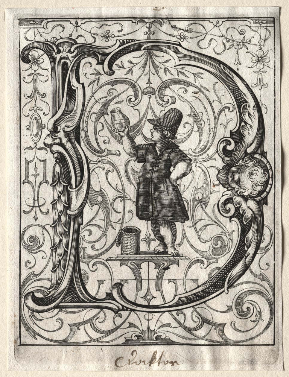 Novo livreto ABC: D, 1627. de Lucas Kilian