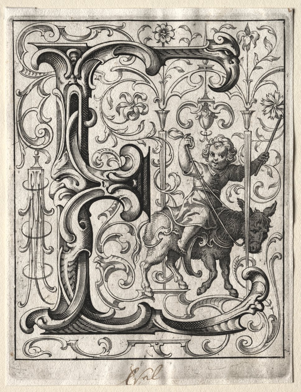 Novo livreto ABC: E, 1627. de Lucas Kilian