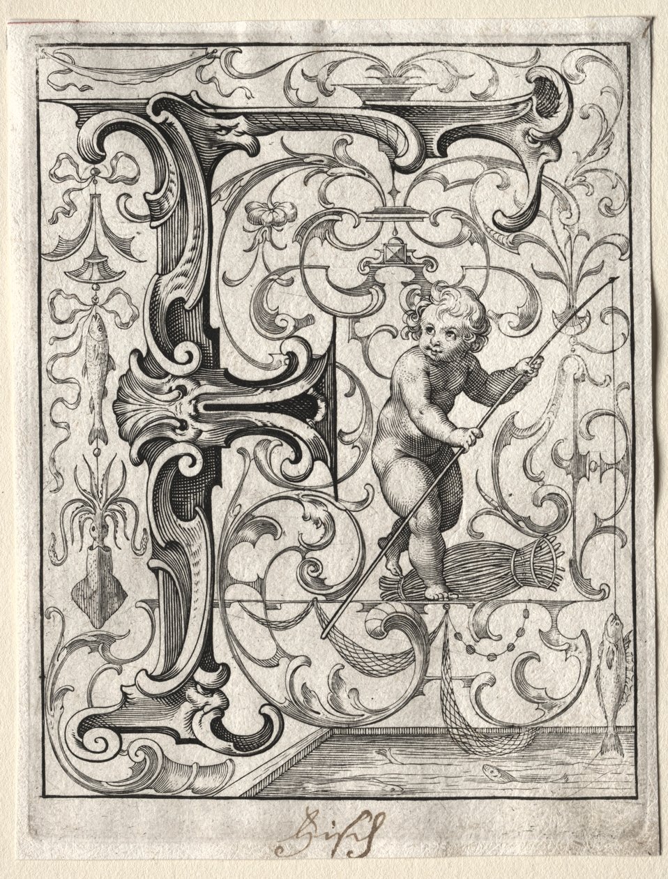 Novo livreto ABC: F, 1627. de Lucas Kilian