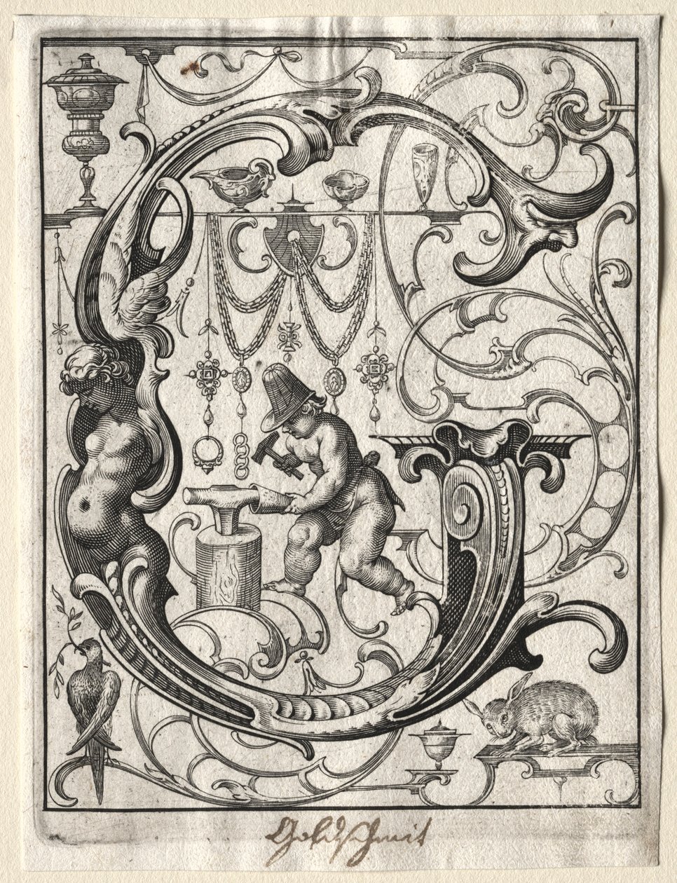 Novo livreto ABC: G, 1627. de Lucas Kilian