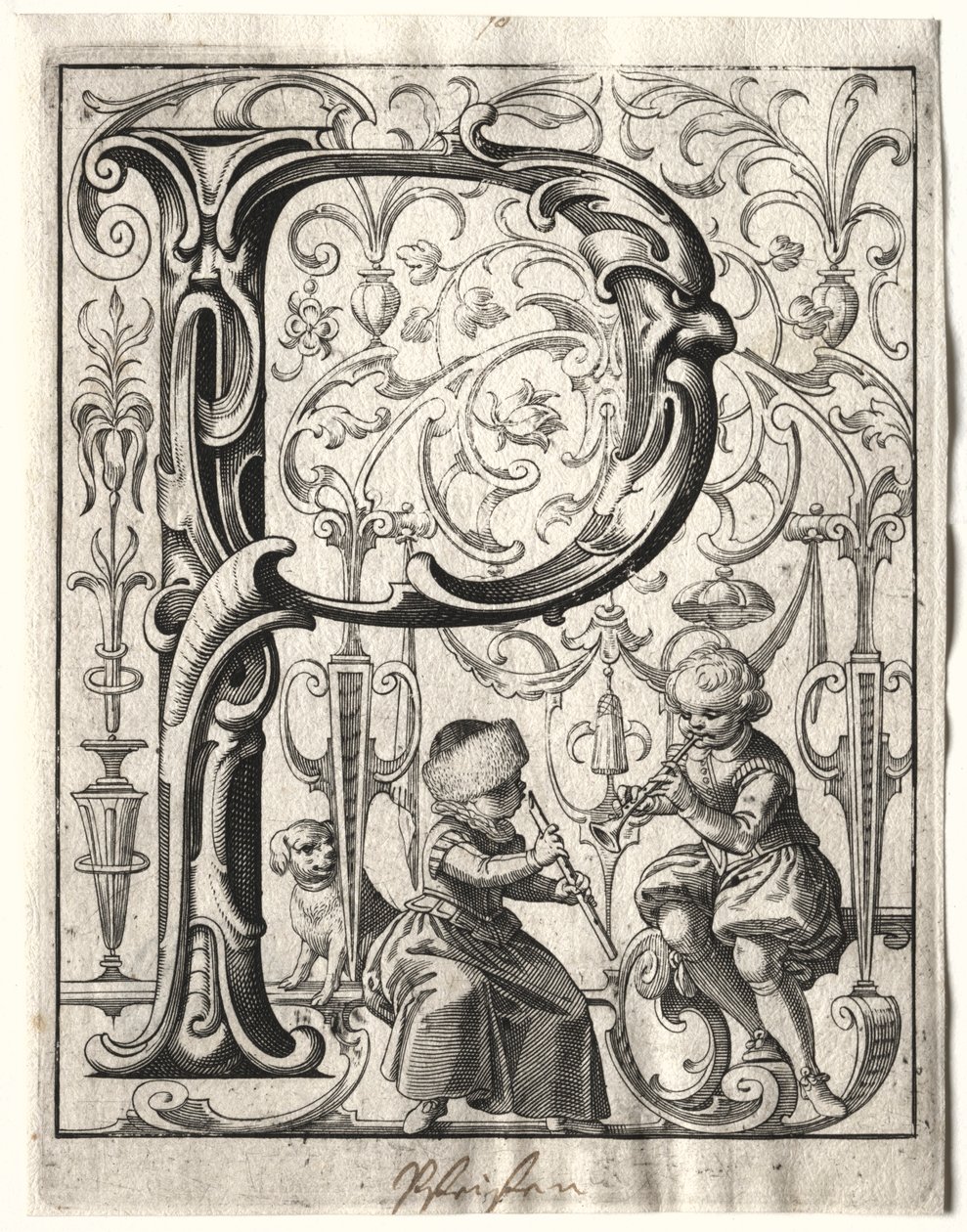 Novo livreto ABC: P, 1627. de Lucas Kilian