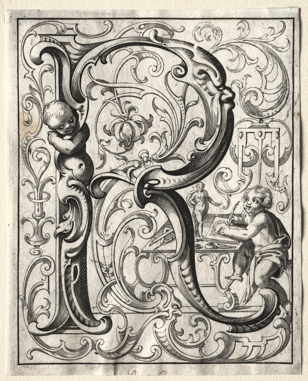 Novo livreto ABC: R, 1627. de Lucas Kilian