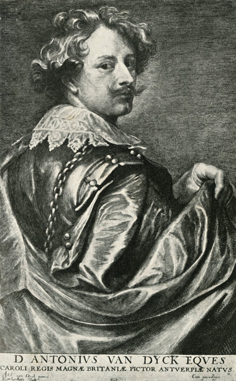 Retrato de Vandyck, 1906. de Lucas Vorsterman