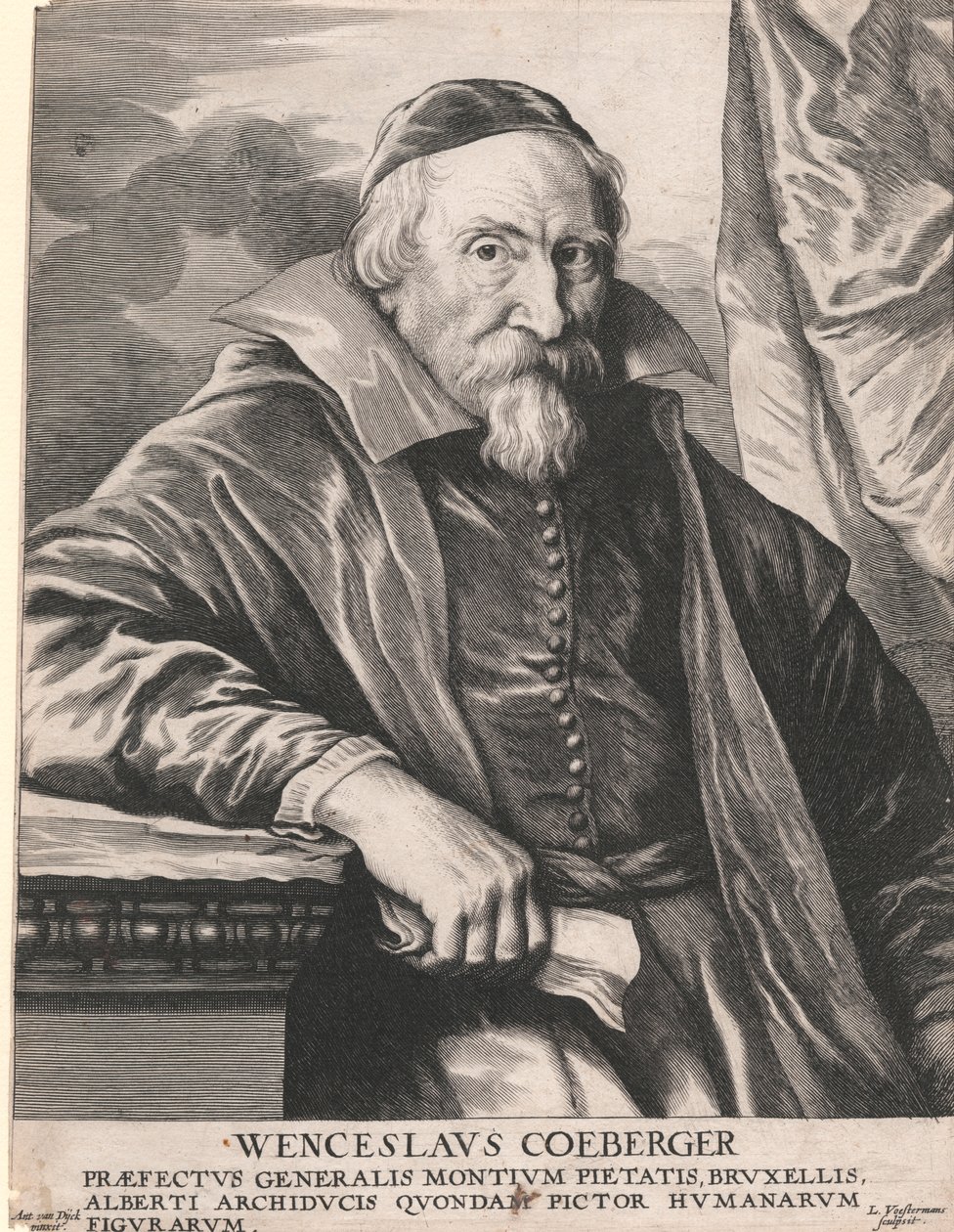 Wenceslaus Coeberger, Præfectus Generalis Montium Pietatis, Bruxellis de Lucas Vorsterman