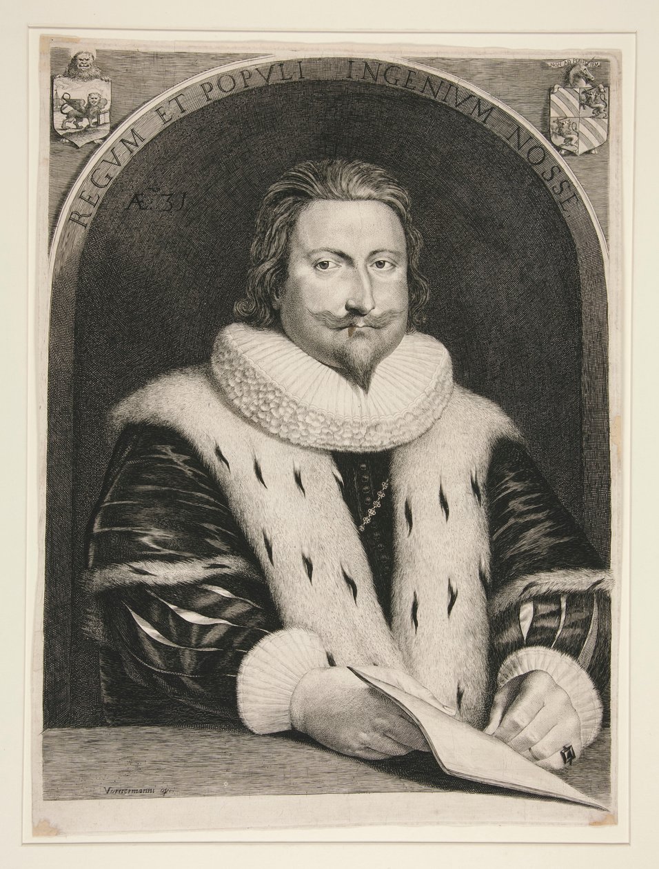 Alvise Contarini/Aloysius Contareno aos 31 anos de Lucas Vorsterman the Elder